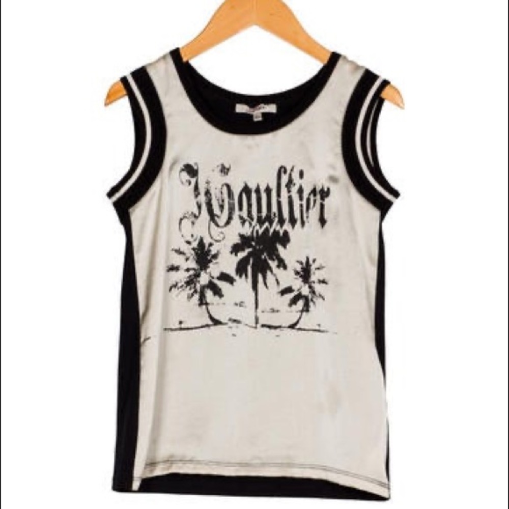 Jean Paul Gaultier Satin Sleeveless Top